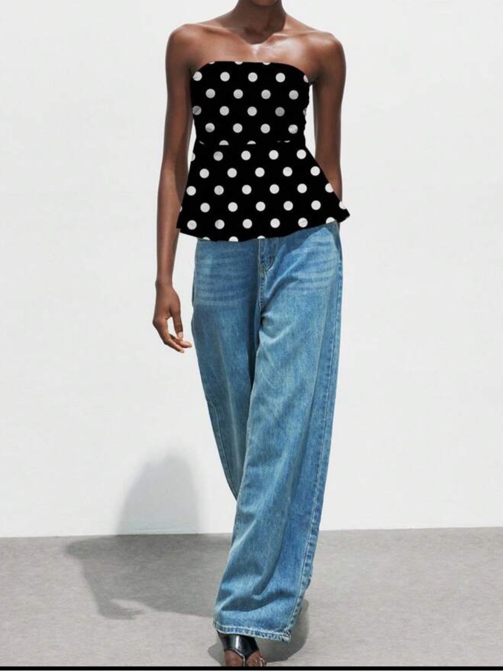 Polka Dots Tube Top - Picture 1 of 3